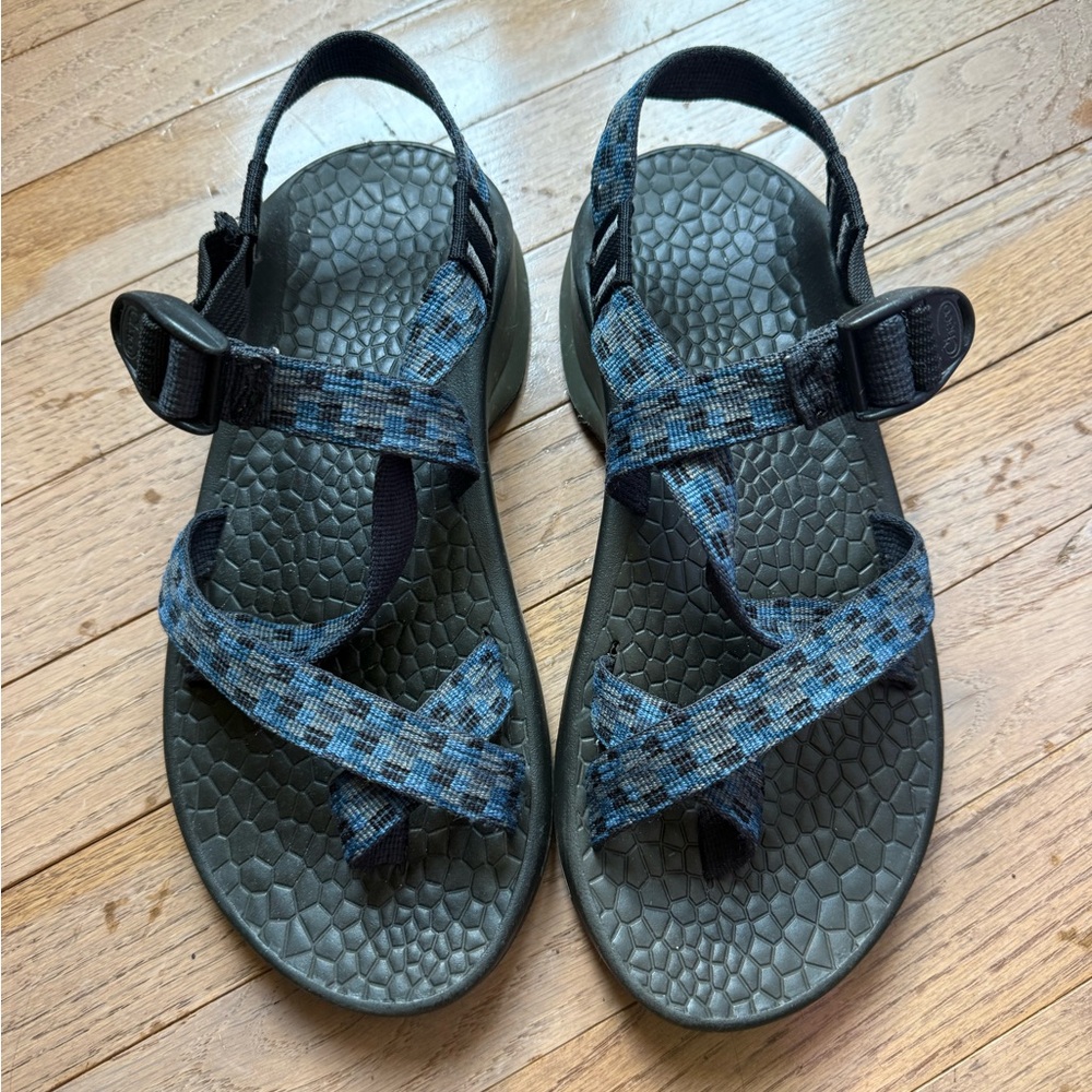 Chaco Men's Sandals - Blue and Black
